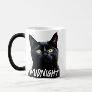 Pet's Modern Cool Typography Name and Photo Magic Mug