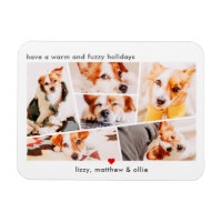 Pets Modern Simple Custom 6 Images Collage Photo