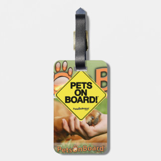 Pets On Board™ Luggage Tag, Sign & Logo Tag