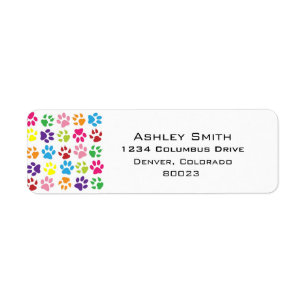 Pets paw print pattern