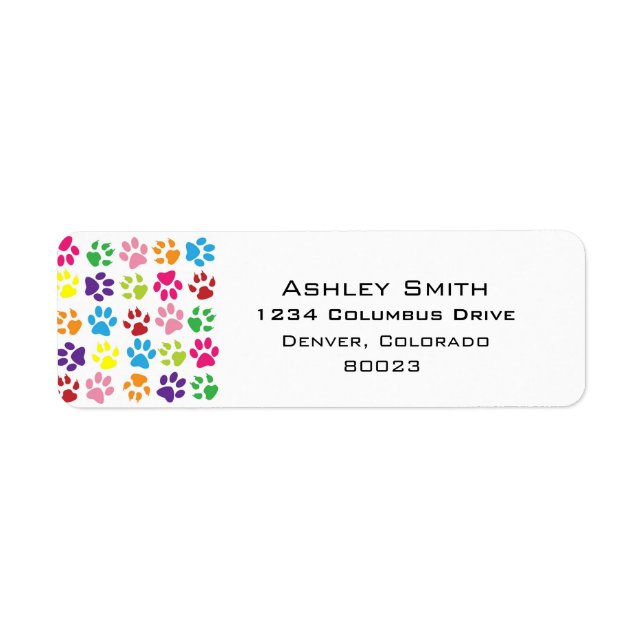 Pets paw print pattern (Front)