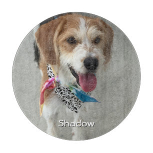 Pet's Photo or Child's Photo & Name Cutting Board