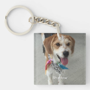 Pet's Photo or Child's Photo & Name Keychain