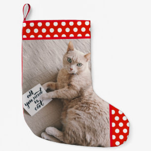 Pet's Photo Small Christmas Stocking