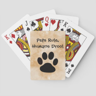 Pets Rule Playing Cards