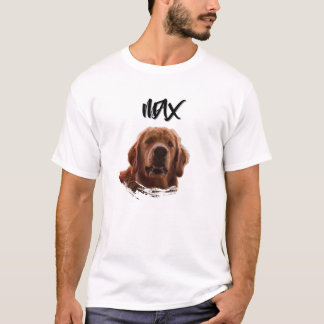 Pet's Simple Modern Cool Typography Name and Photo T-Shirt