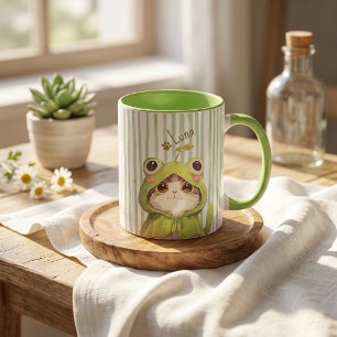 Pet's Simple Modern Name and Photo Mug