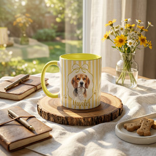 Pet's Simple Modern Name and Photo Mug