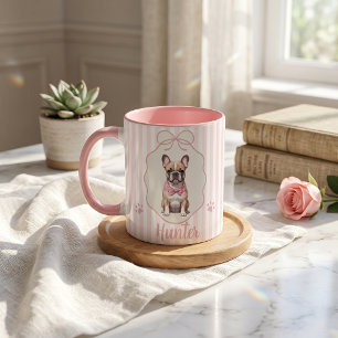 Pet's Simple Modern Name and Photo Mug