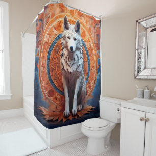 Pets & Wild Animal Portraits on a blue and red