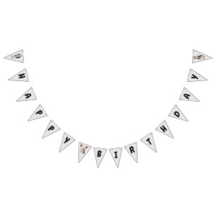 Petting Zoo Birthday Bunting Flags