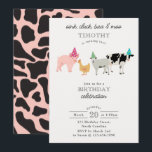 Petting Zoo Party Animals Barnyard Birthday Kids Invitation<br><div class="desc">A hand drawn cute petting zoo party animals design featuring illustrations of a pig,  chicken,  sheep and cow . A beautiful petting zoo themed design ideal for kids petting zoo themed birthday parties. Customize this cute petting zoo animals birthday invitation and make it your own!</div>