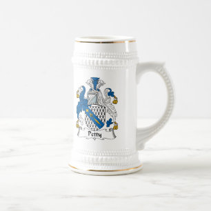 Petty Family Crest Beer Stein