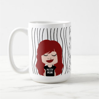 PETTY MOM | Funny Face(s) Striped Mother’s Day Mug