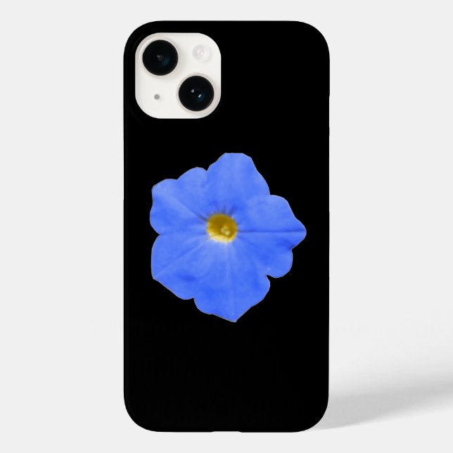 Petunia Blue and Yellow  Case-Mate iPhone Case (Back)
