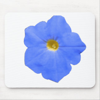 Petunia Blue and Yellow Mousepad