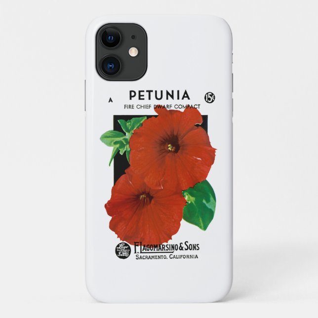 Petunia Case-Mate iPhone Case (Back)