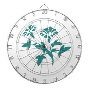 Petunia Flower Stylized Dartboard