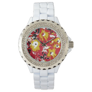 PETUNIA FLOWERS ABSTRACT WATCH