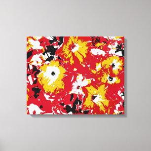 PETUNIA FLOWERS CANVAS PRINT