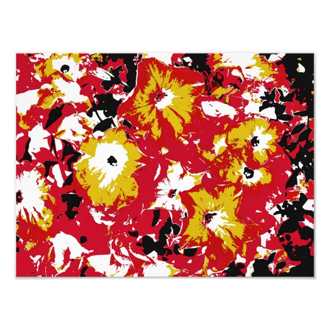 PETUNIA FLOWERS PHOTO PRINT (Front)