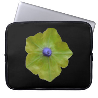 Petunia Green and Blue Laptop Bag