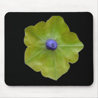 Petunia Green and Blue Mousepad