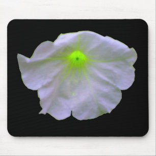 Petunia Green Glow Mousepad