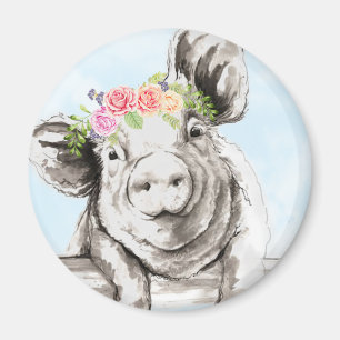Petunia Pig Magnet
