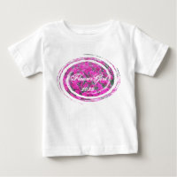 Petunias Flower Girl 2010 Wedding Party T-shirts -