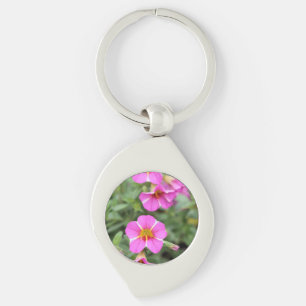Petunias Keychain