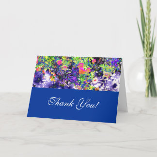 Petunias Thank You! You Card