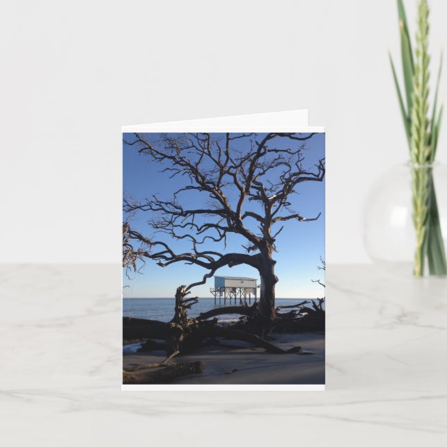 "peu" carte pour notes bleu (Devant)