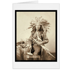 Peu, chef d'Oglala à l'écart-type blessé 1890 d