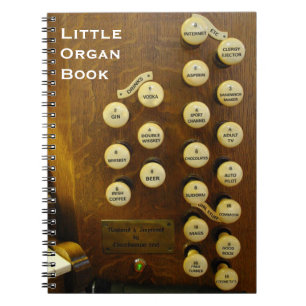 Peu de carnet de livre d'organe