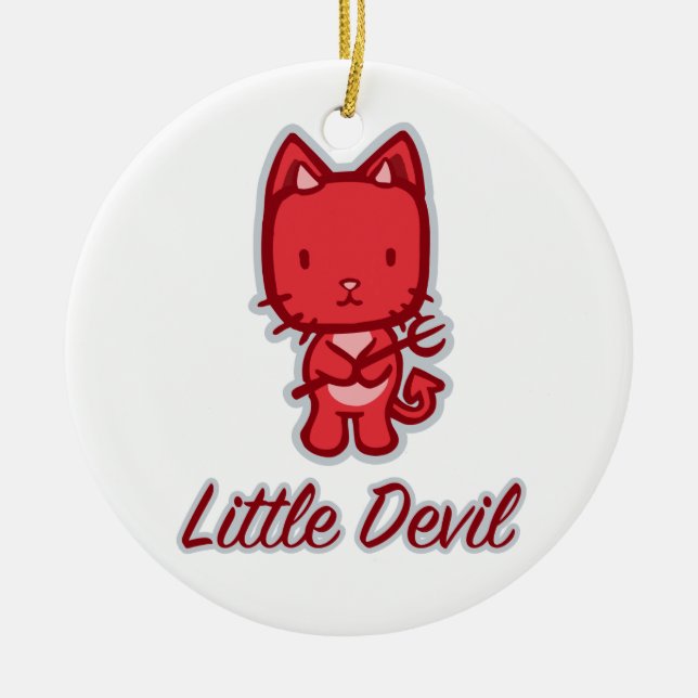 Peu de petits ornements de diable d'ange… (Devant)