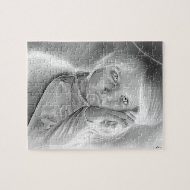 Peu de puzzle de l'ange du ciel (Horizontal)