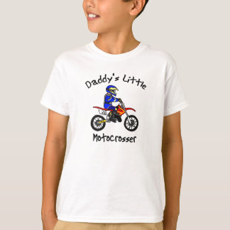 Peu de T-shirt de Motocrosser du papa (garçon)