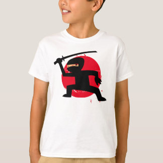 Peu de T-shirt de Ninja de l'enfant