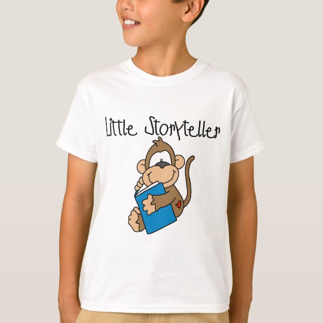 Peu de T-shirts et cadeaux de conteur (Devant)