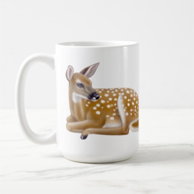 Peu de tasse de faon de cerf de Virginie (Gauche)