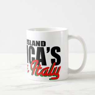 Peu de tasse de l'Italie de l'Amérique