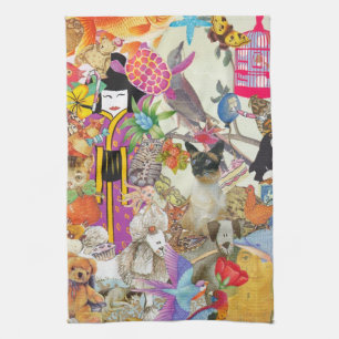 Peu et collage de plombs 1 serviette de cuisine