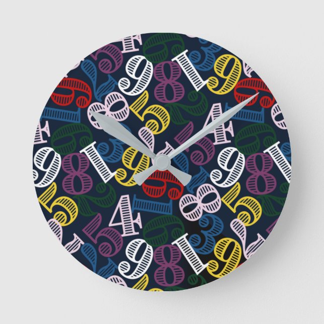 Peu Importe - Nombres Répartis Grande Horloge (Recto)