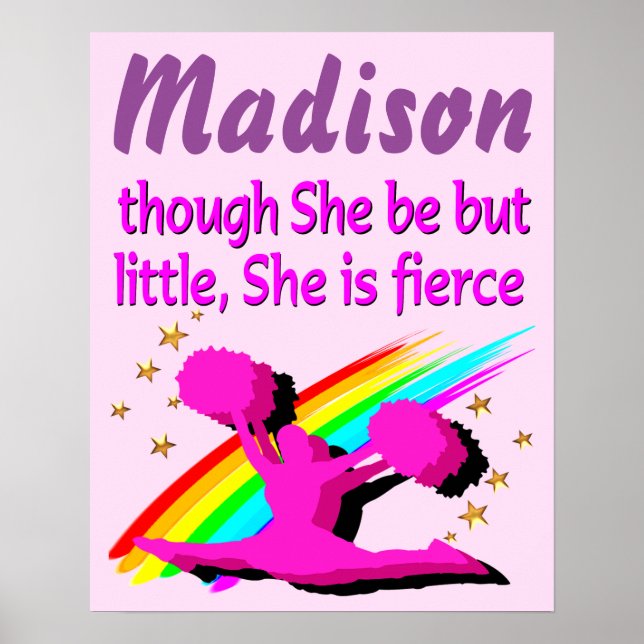 PEU MAIS FIERCE PERSONNALISÉ POSTER (Devant)