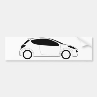 PEUGEOT 207 BUMPER STICKER