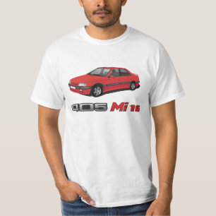 Peugeot 405 + Mi 16 red badge, red, DIY T-Shirt
