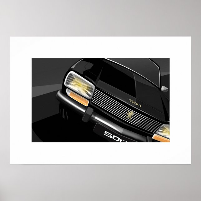 Peugeot 504 poster (Front)