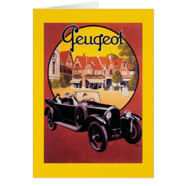 Peugeot Automobile Promotional Poster (Front)