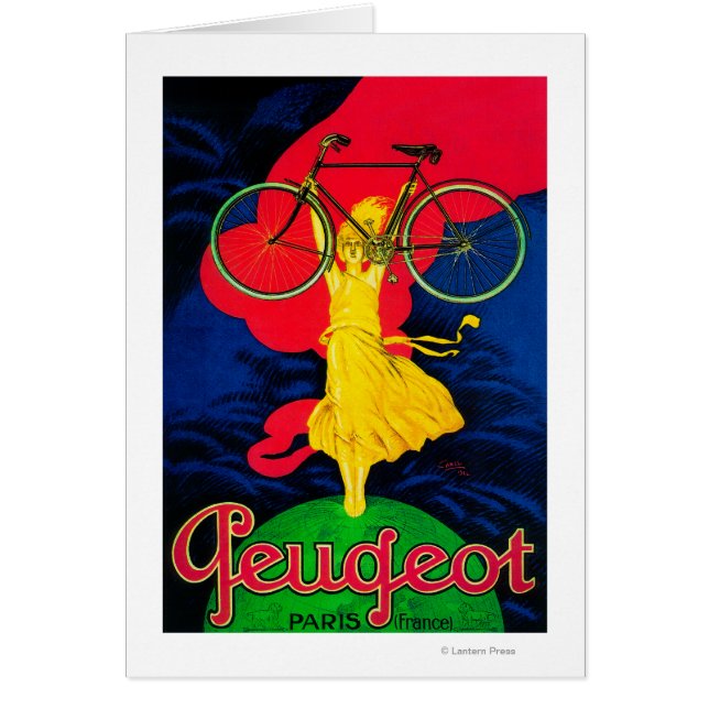 Peugeot Bicycle Vintage PosterEurope (Front)